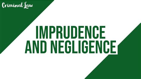 reckless imprudence|imprudence definition.